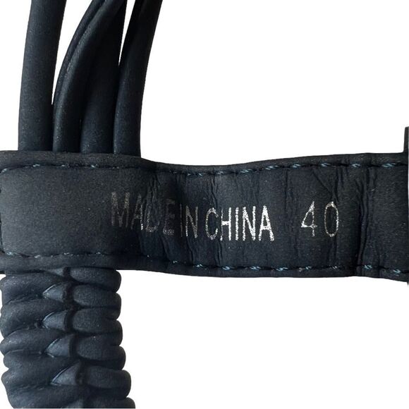 Socofy Blue Slingback Sandals - Picture 4 of 6